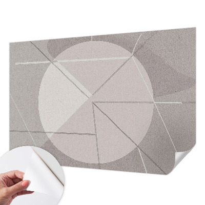 Papel mural texturado decorativo Geometría abstracta