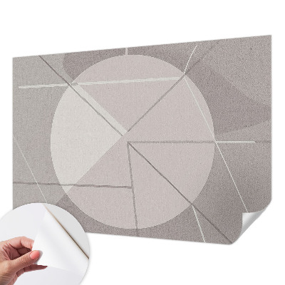 Papel mural texturado decorativo Geometría abstracta