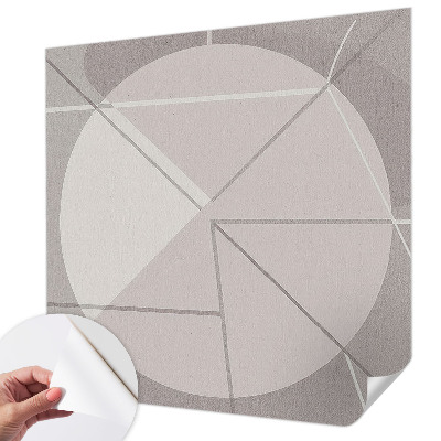 Papel mural texturado decorativo Geometría abstracta