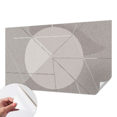 Papel mural texturado decorativo Geometría abstracta
