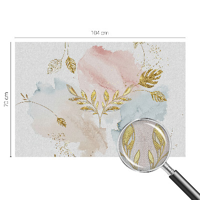 Fotomural decorativo para cabecero de cama Encanto botánico