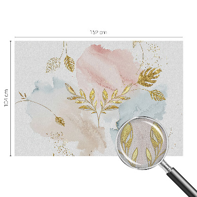 Fotomural decorativo para cabecero de cama Encanto botánico