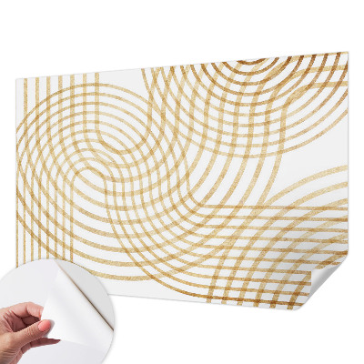 Papel mural con patrón decorativo con motivos geométricos