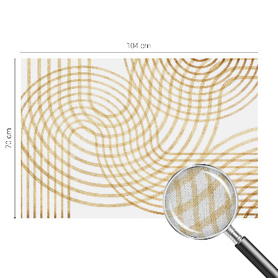 Papel mural con patrón decorativo Tejidos geométricos