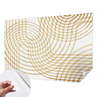 Papel mural con patrón decorativo Tejidos geométricos