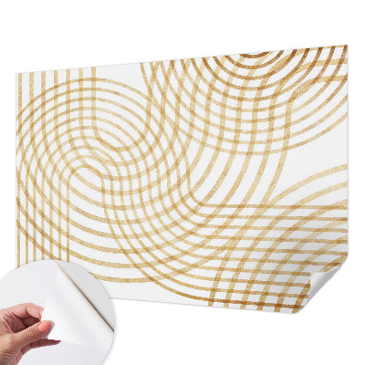 Papel mural con patrón decorativo Tejidos geométricos