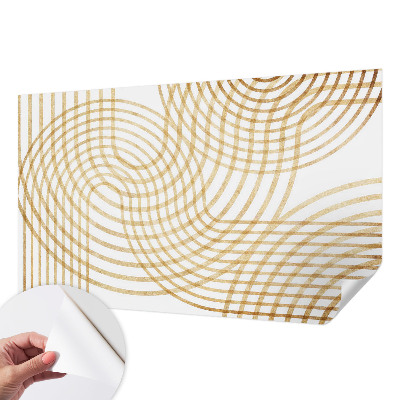 Papel mural con patrón decorativo Tejidos geométricos