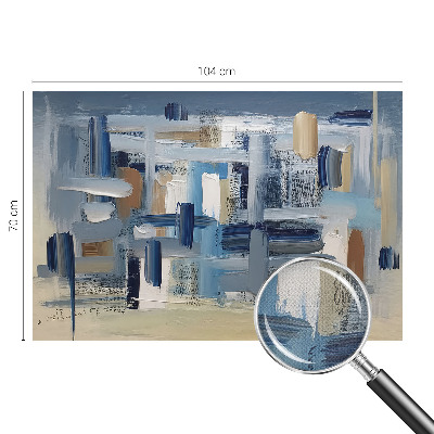 Papel mural texturado decorativo Pinceles de abstracción