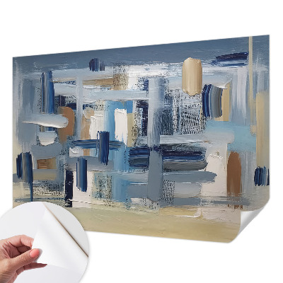 Papel mural texturado decorativo Pinceles de abstracción
