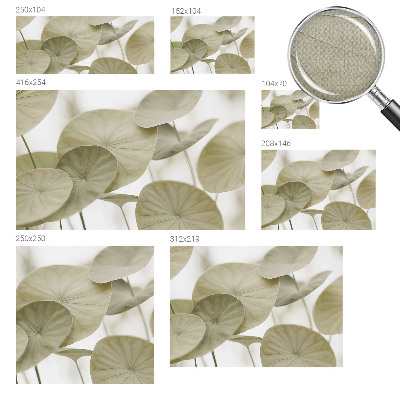 Mural de pared con estampado hermoso Elegancia natural