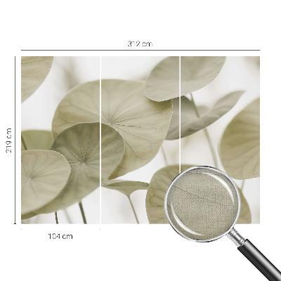 Mural de pared con estampado hermoso Elegancia natural