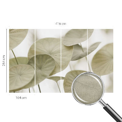Mural de pared con estampado hermoso con un diseño de elegancia natural