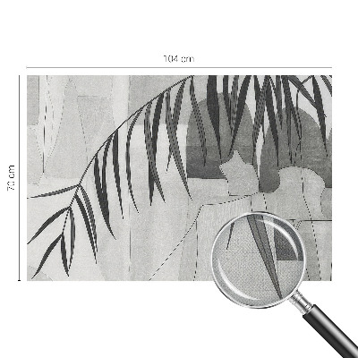 Fotomural decorativo para cabecero de cama Palmera abstracta