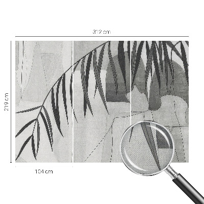 Fotomural decorativo para cabecero de cama Palmera abstracta