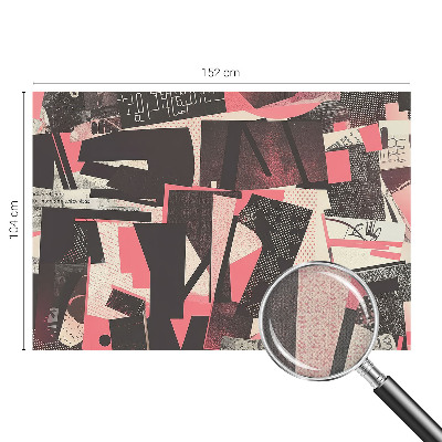 Papel mural con patrón decorativo Collage geométrico