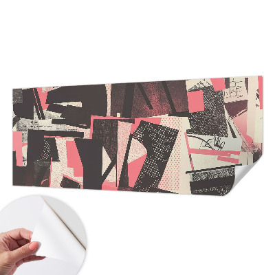 Papel mural con patrón decorativo Collage geométrico