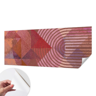 Papel mural texturado decorativo Formas abstractas