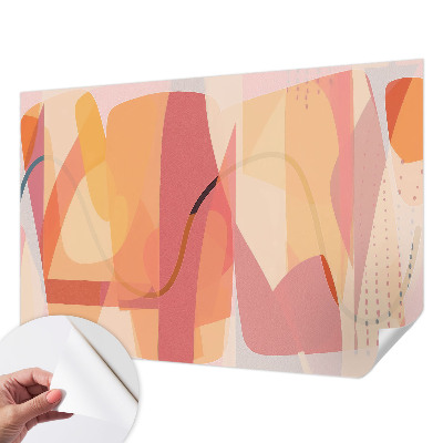Papel mural con patrón decorativo Abstracción colorida