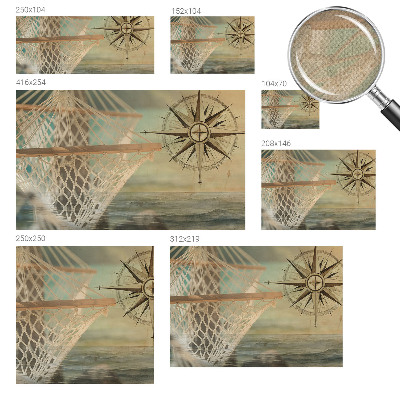 Fotomural decorativo para cabecero de cama Relajación en el mar