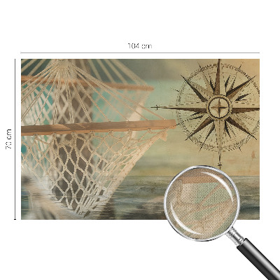 Fotomural decorativo para cabecero de cama Relajación en el mar