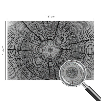 Fotomural decorativo para cabecero de cama Armonía del bosque