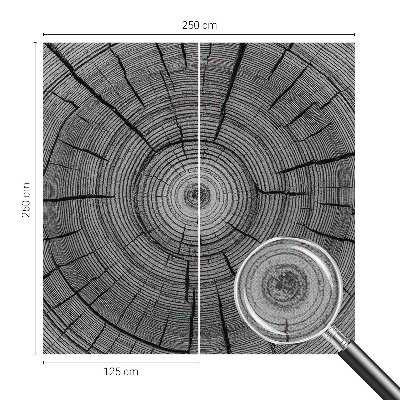 Fotomural decorativo para cabecero de cama Armonía del bosque
