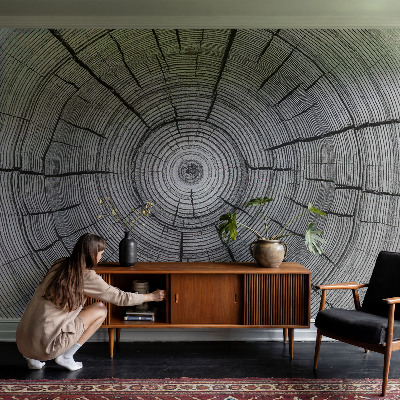 Fotomural decorativo para cabecero de cama Armonía del bosque