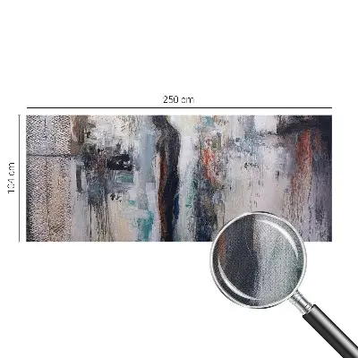 Papel mural con patrón decorativo con una figura misteriosa
