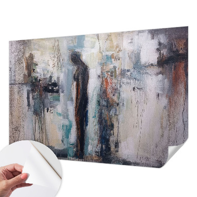 Papel mural con patrón decorativo Figura misteriosa