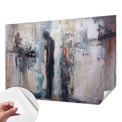 Papel mural con patrón decorativo Figura misteriosa