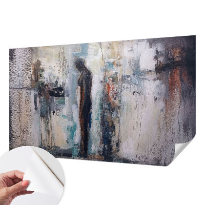 Papel mural con patrón decorativo Figura misteriosa