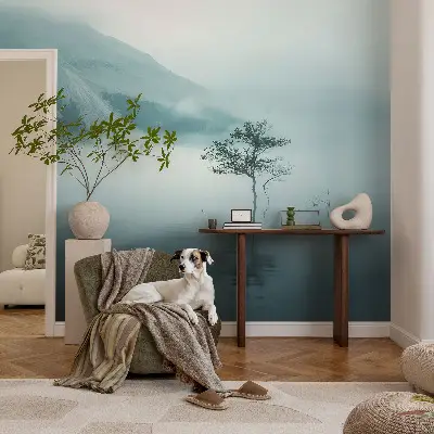 Papel mural texturado decorativo con diseño 