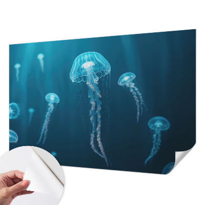 Mural de pared con estampado hermoso con motivo de elegancia marítima
