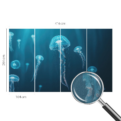 Mural de pared con estampado hermoso Elegancia marítima