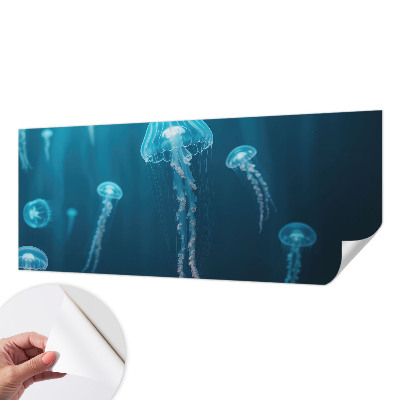 Mural de pared con estampado hermoso con motivo de elegancia marítima
