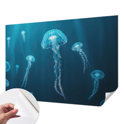 Mural de pared con estampado hermoso con motivo de elegancia marítima
