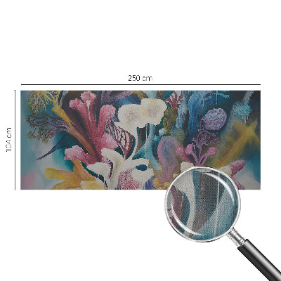 Papel mural con patrón decorativo explosión floral