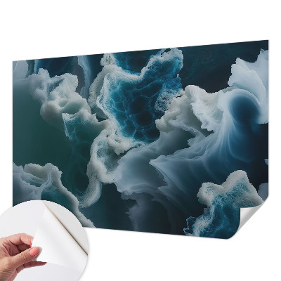 Fotomural decorativo para cabecero de cama con diseño de olas del mar