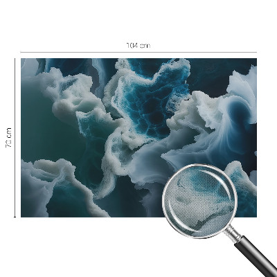 Fotomural decorativo para cabecero de cama olas del mar