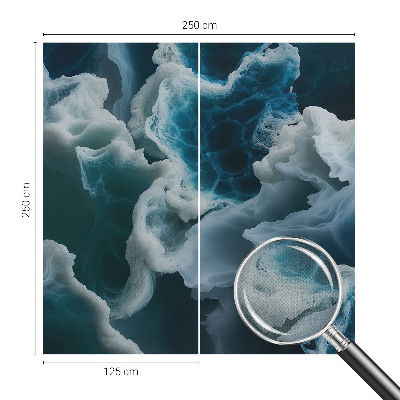 Fotomural decorativo para cabecero de cama olas del mar