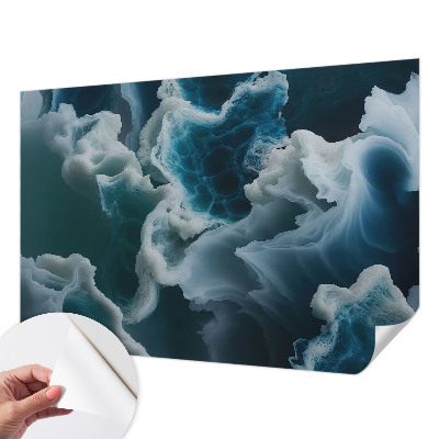 Fotomural decorativo para cabecero de cama con diseño de olas del mar