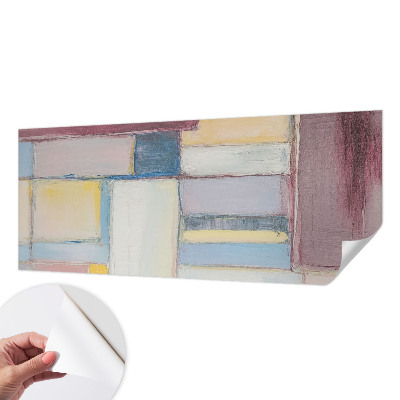 Mural de pared con estampado hermoso Formas geométricas