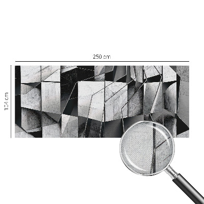 Fotomural decorativo para cabecero de cama abstracción geométrica