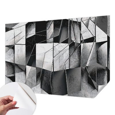 Fotomural decorativo para cabecero de cama abstracción geométrica