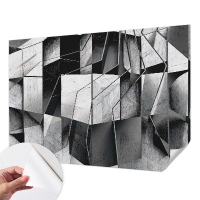 Fotomural decorativo para cabecero de cama abstracción geométrica