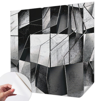 Fotomural decorativo para cabecero de cama abstracción geométrica