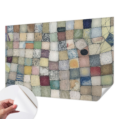 Papel mural texturado decorativo Mosaico colorido