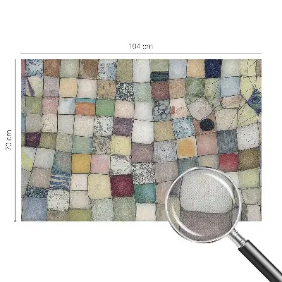Papel mural texturado decorativo con un mosaico colorido