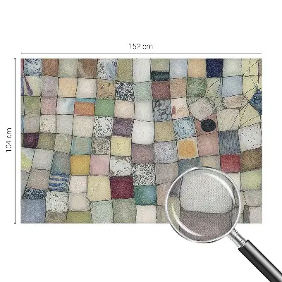 Papel mural texturado decorativo con un mosaico colorido
