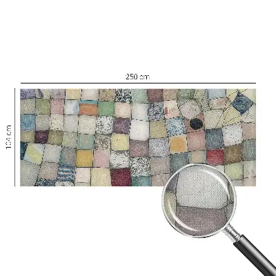 Papel mural texturado decorativo con un mosaico colorido